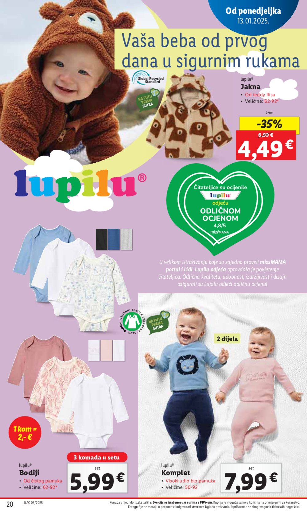 Lidl katalog Super ponuda od ponedjeljka 13.01.-18.01.2025.