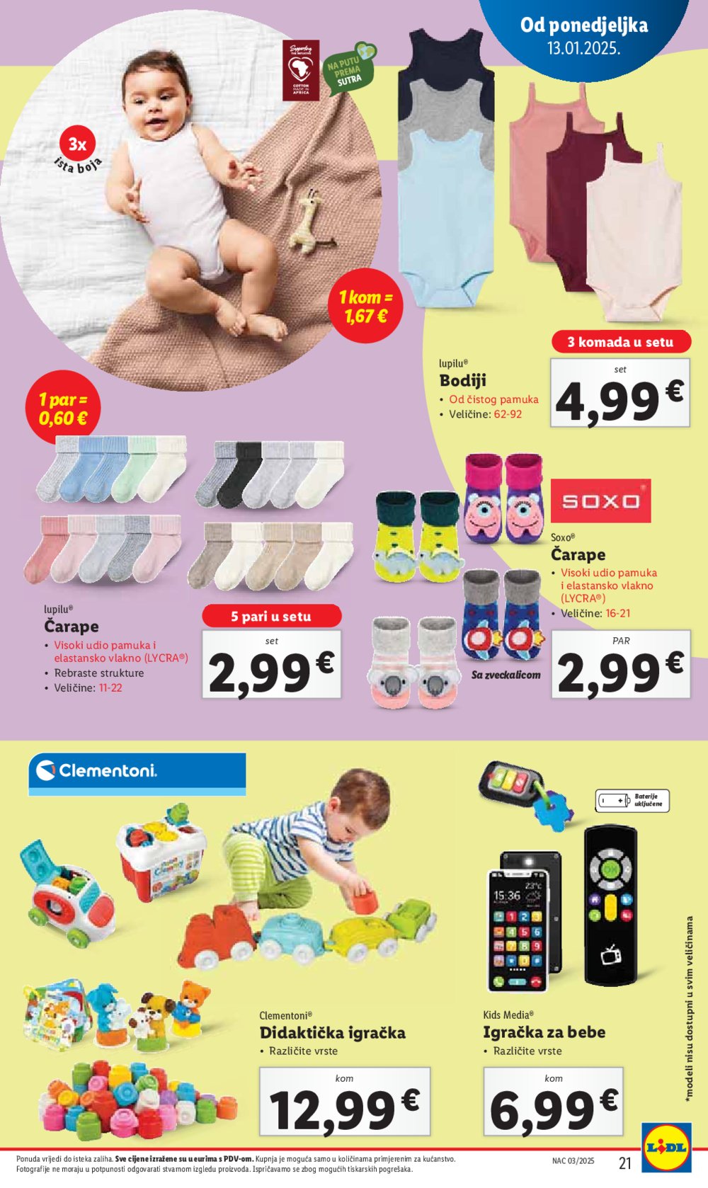 Lidl katalog Super ponuda od ponedjeljka 13.01.-18.01.2025.