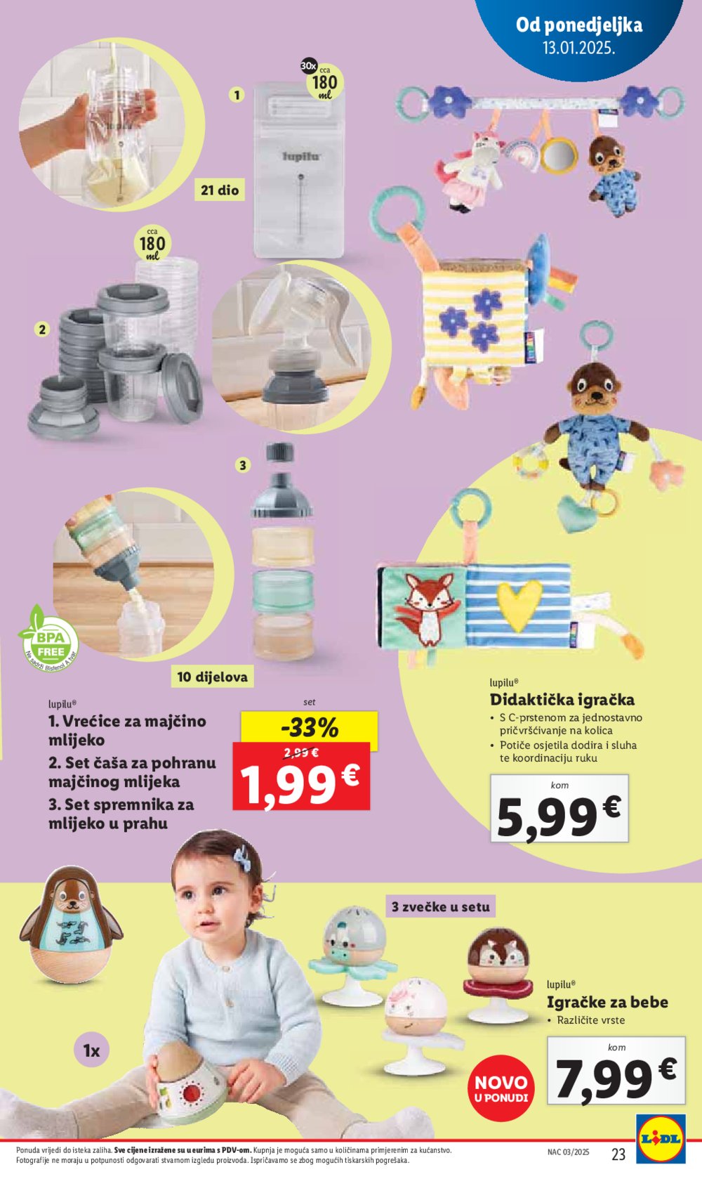 Lidl katalog Super ponuda od ponedjeljka 13.01.-18.01.2025.