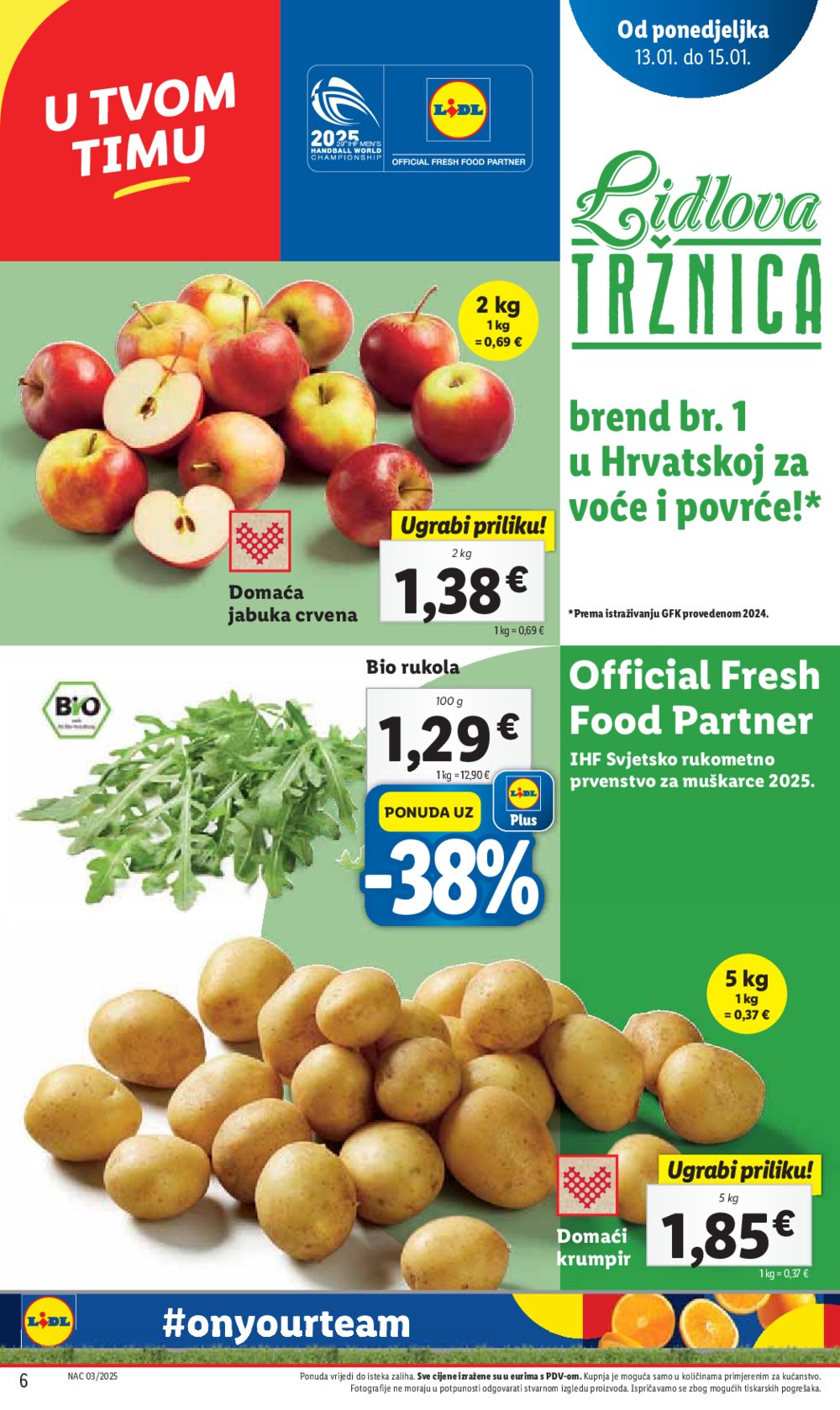 Lidl katalog Super ponuda od ponedjeljka 13.01.-18.01.2025.