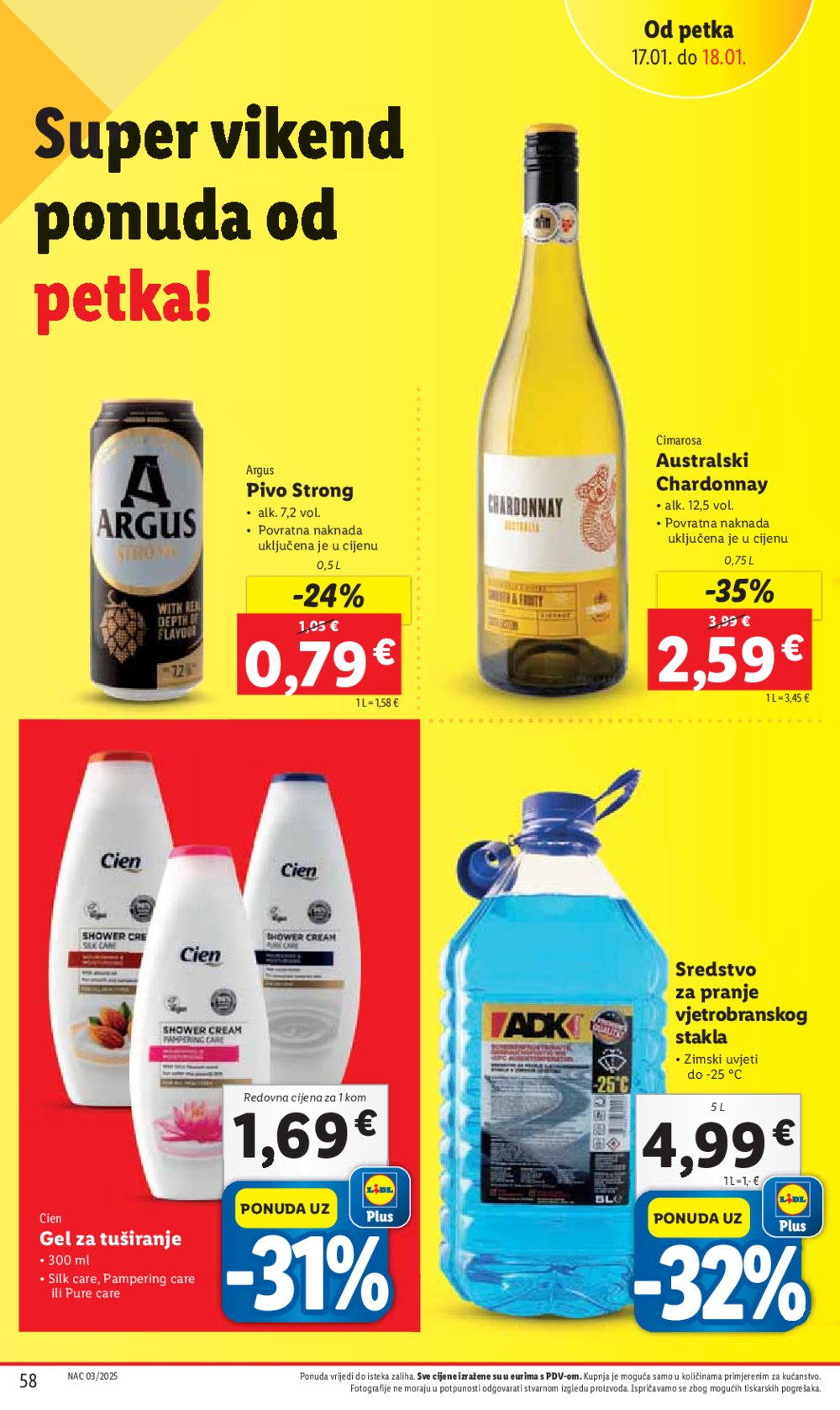 Lidl katalog Super ponuda od ponedjeljka 13.01.-18.01.2025.