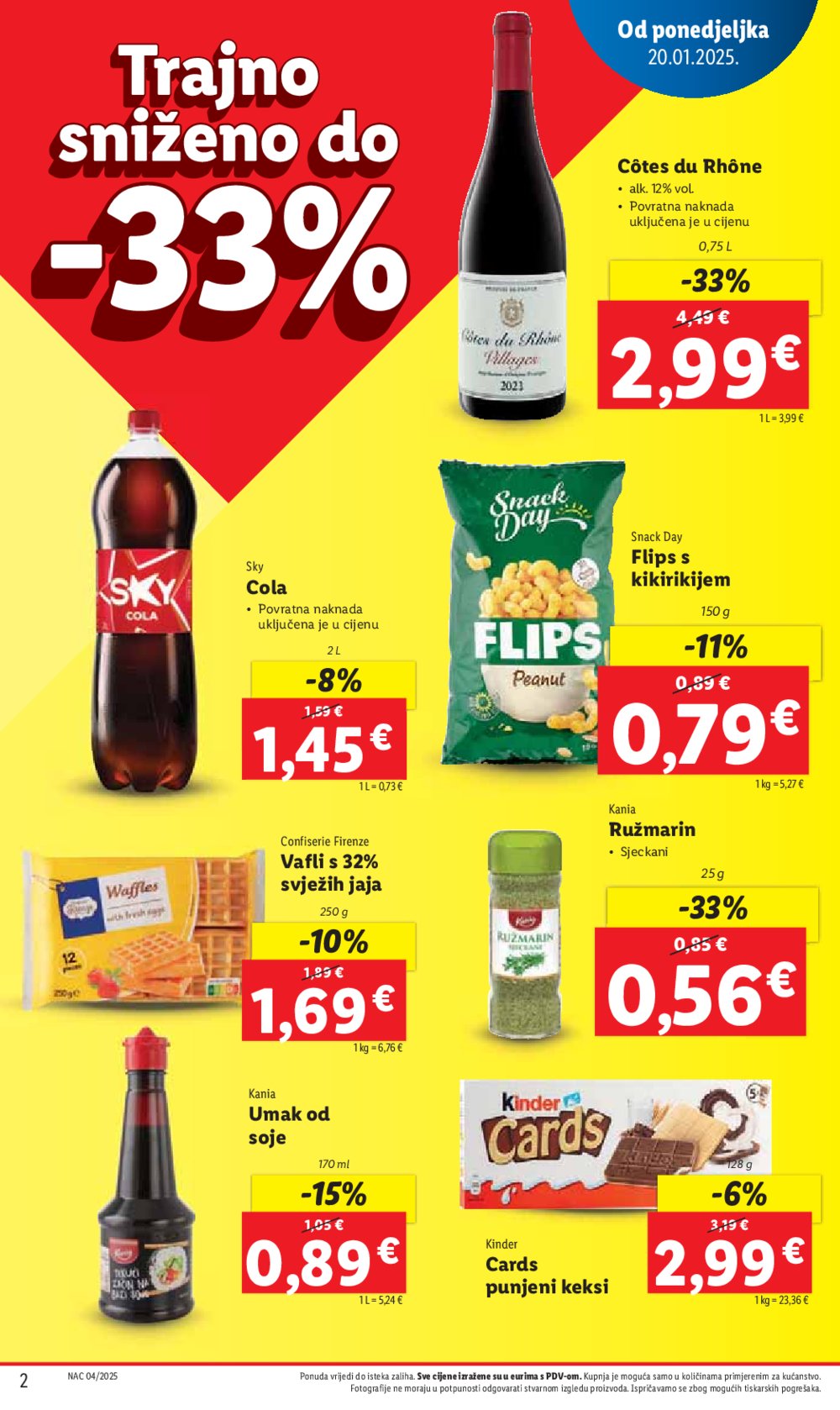 Lidl katalog Super ponuda od ponedjeljka 20.01.-25.01.2025.