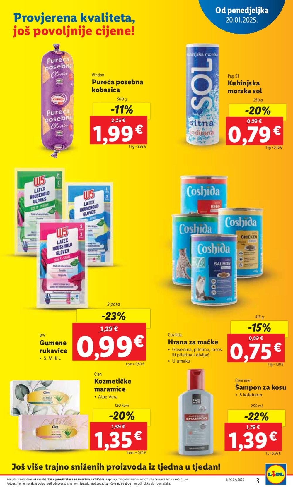 Lidl katalog Super ponuda od ponedjeljka 20.01.-25.01.2025.