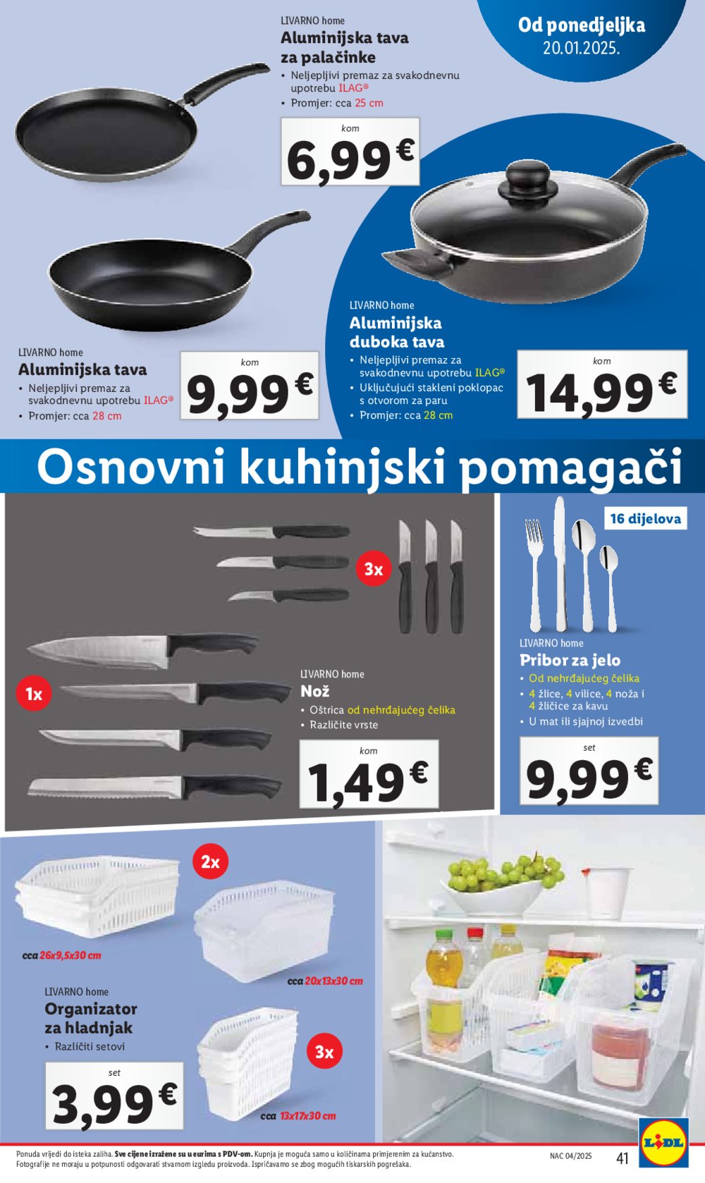 Lidl katalog Super ponuda od ponedjeljka 20.01.-25.01.2025.