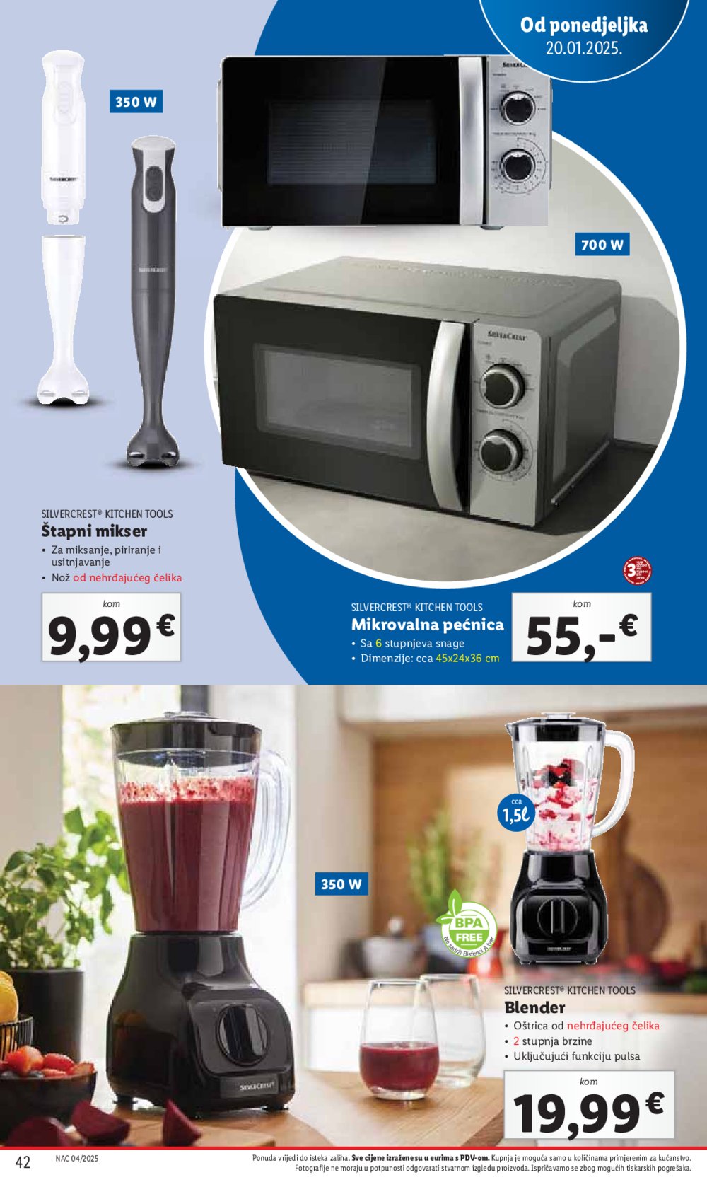 Lidl katalog Super ponuda od ponedjeljka 20.01.-25.01.2025.