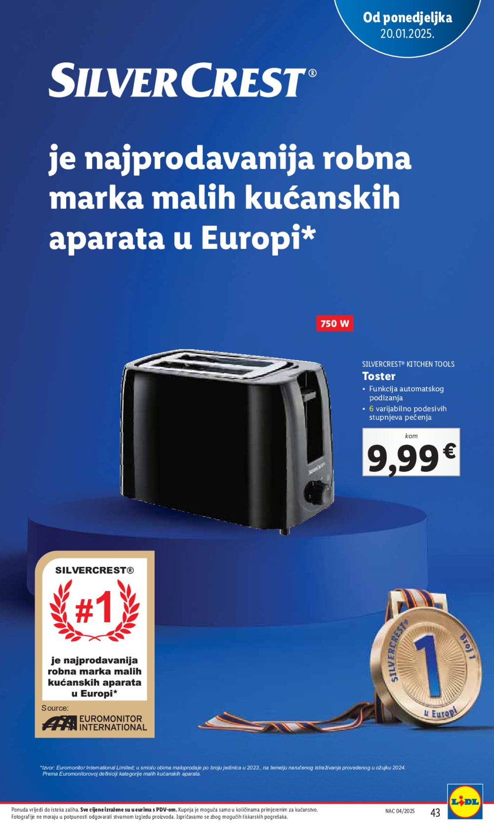 Lidl katalog Super ponuda od ponedjeljka 20.01.-25.01.2025.