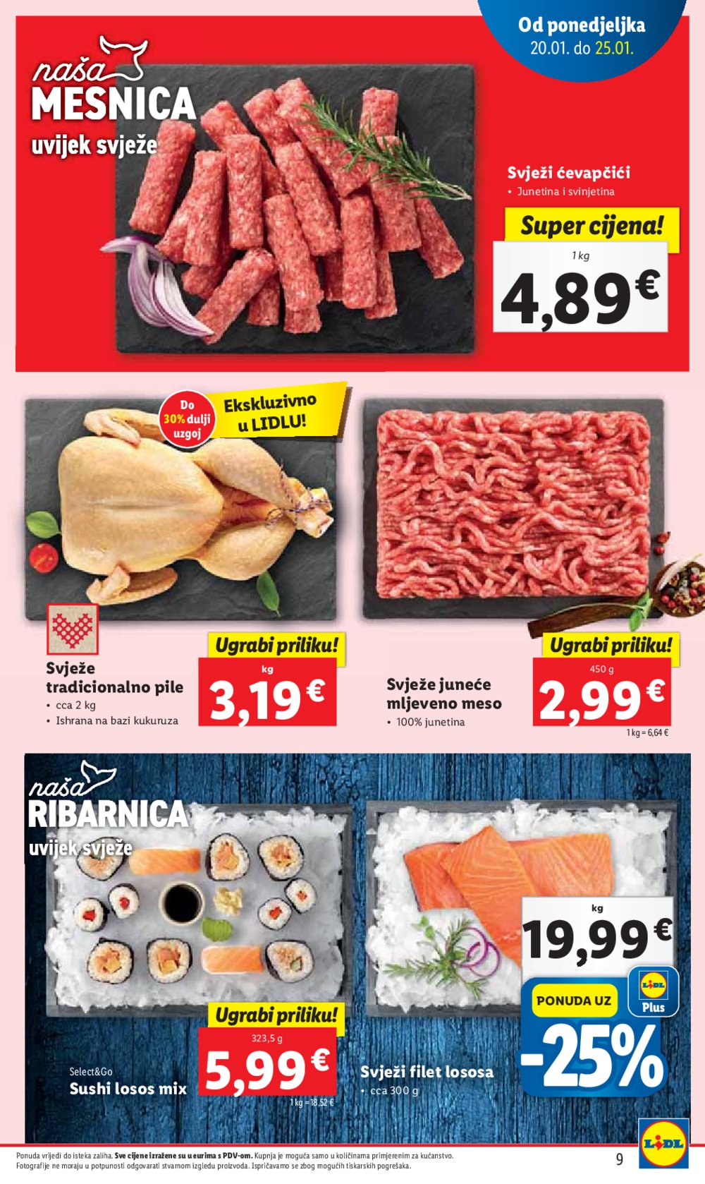 Lidl katalog Super ponuda od ponedjeljka 20.01.-25.01.2025.