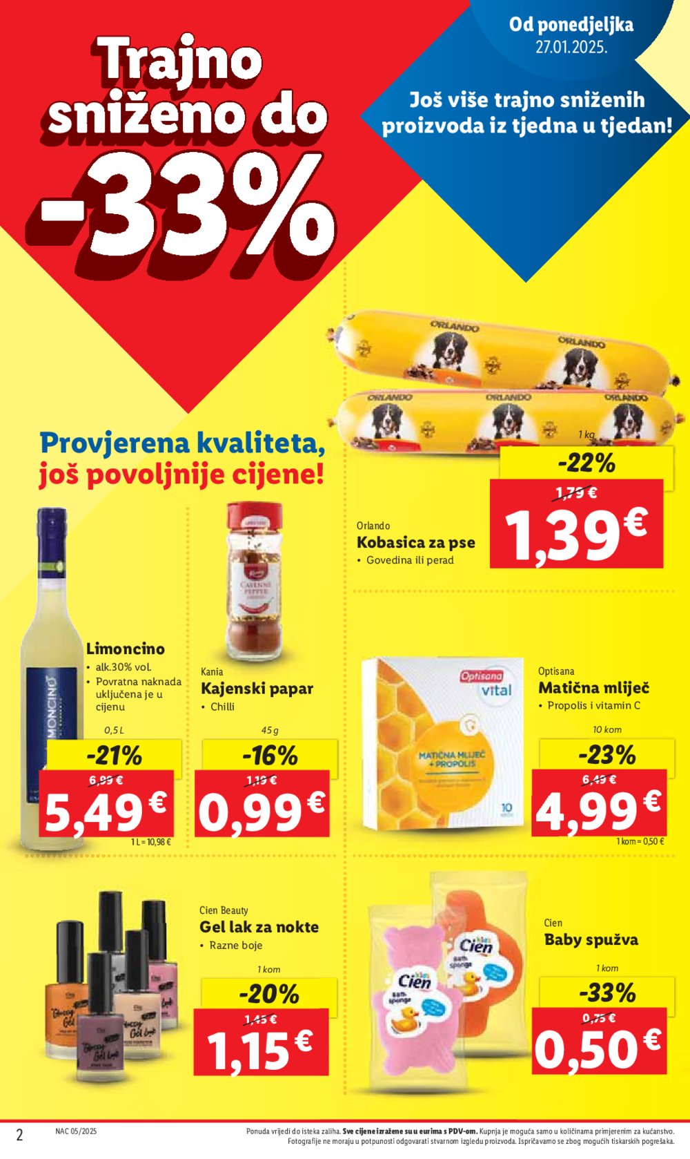 Lidl katalog Super ponuda od ponedjeljka 27.01.-02.02.2025.