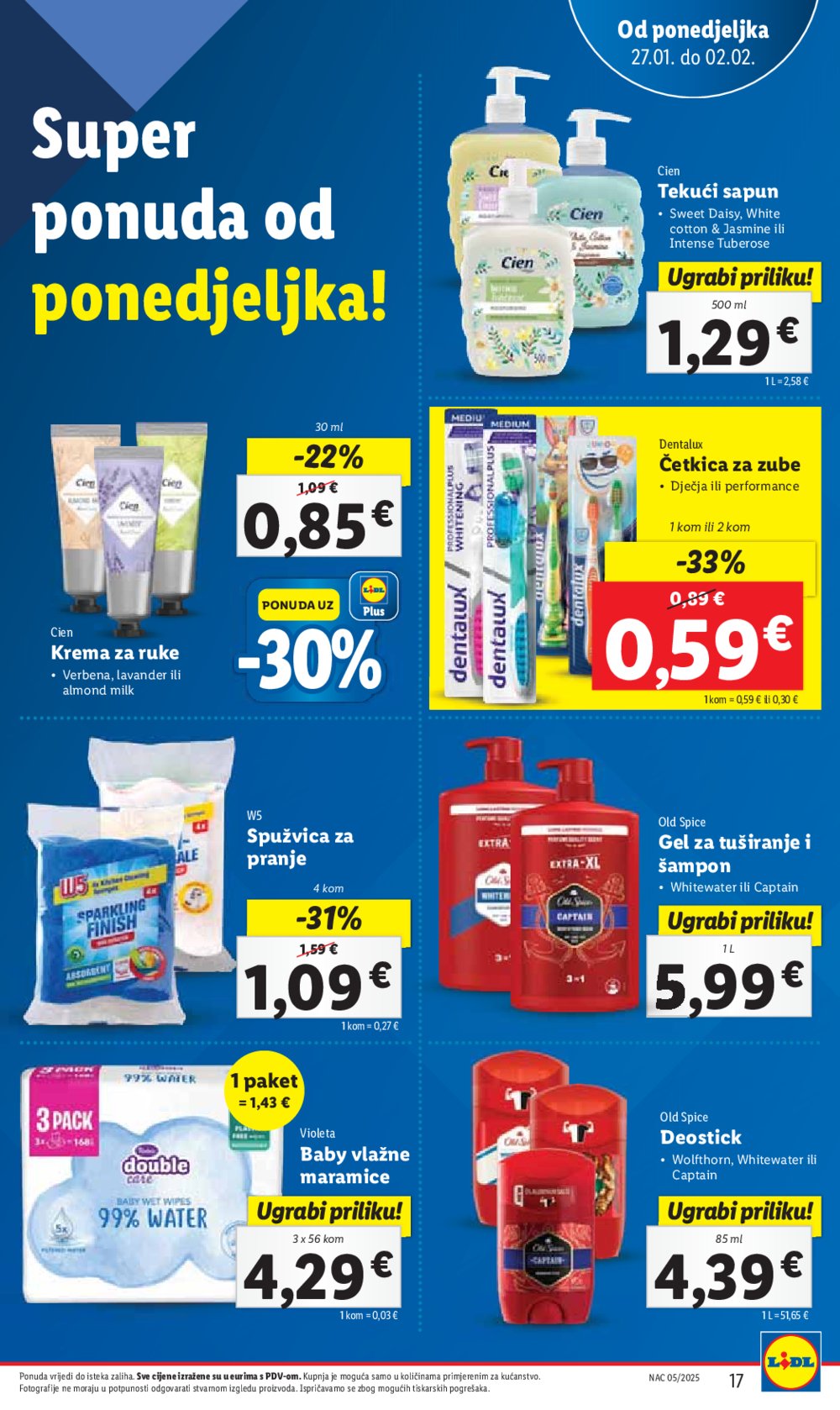 Lidl katalog Super ponuda od ponedjeljka 27.01.-02.02.2025.