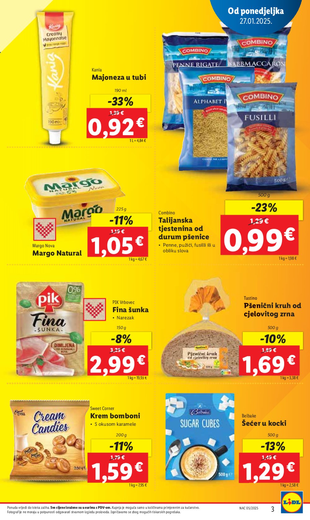 Lidl katalog Super ponuda od ponedjeljka 27.01.-02.02.2025.