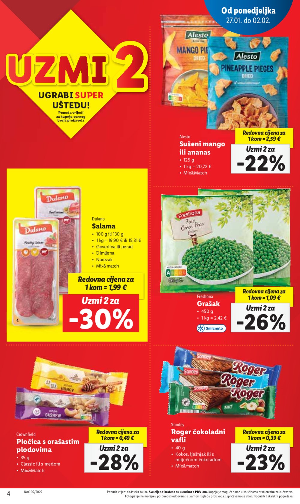 Lidl katalog Super ponuda od ponedjeljka 27.01.-02.02.2025.