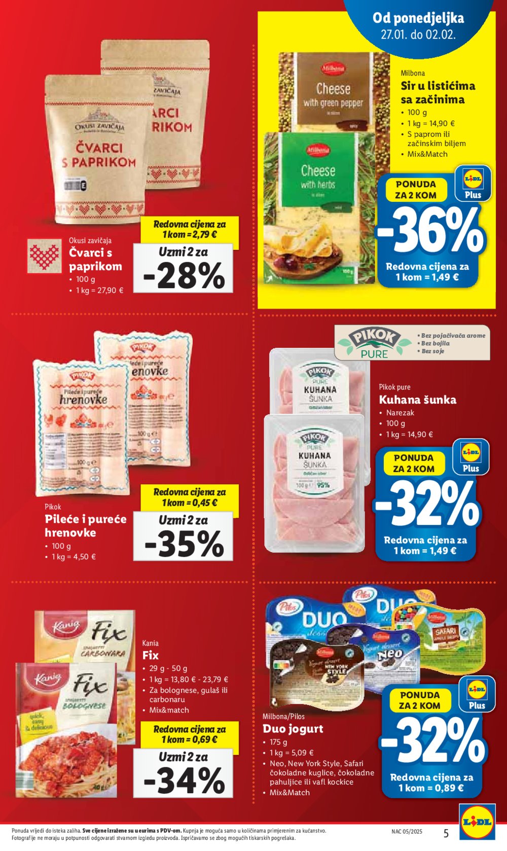 Lidl katalog Super ponuda od ponedjeljka 27.01.-02.02.2025.