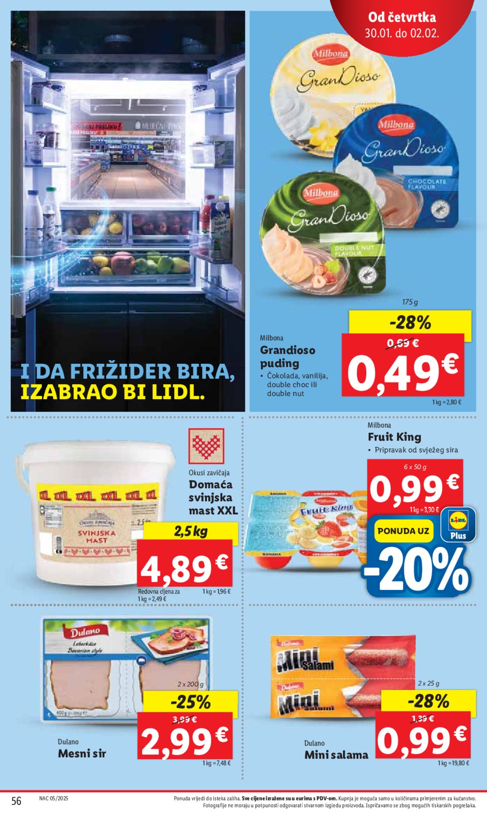 Lidl katalog Super ponuda od ponedjeljka 27.01.-02.02.2025.