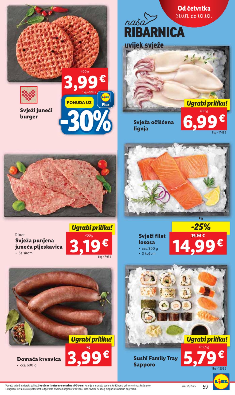 Lidl katalog Super ponuda od ponedjeljka 27.01.-02.02.2025.