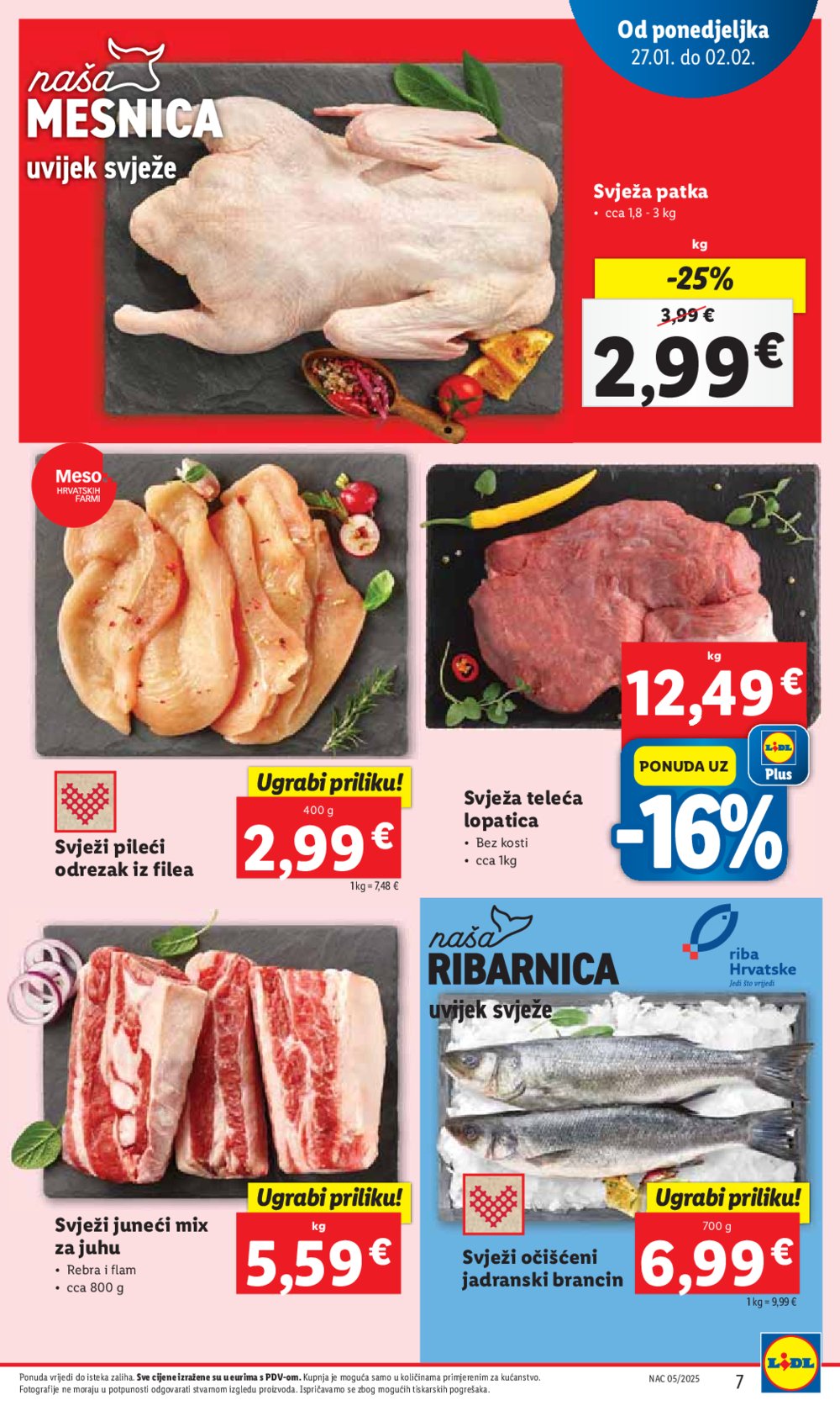 Lidl katalog Super ponuda od ponedjeljka 27.01.-02.02.2025.