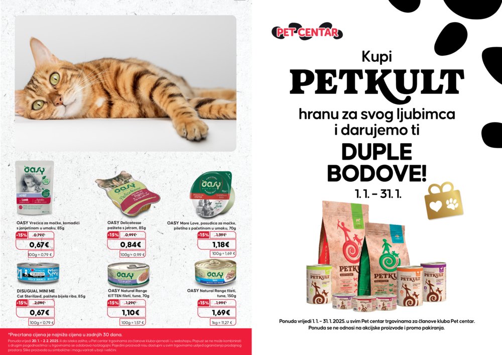 Pet Centar katalog Siječanj 09.01.-31.01.2025.