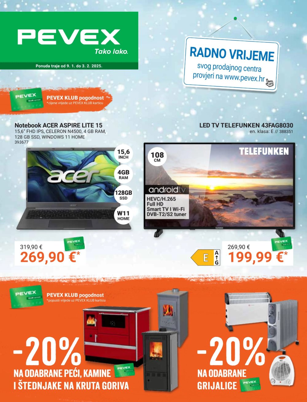 Pevex katalog 09.01.-03.02.2025.