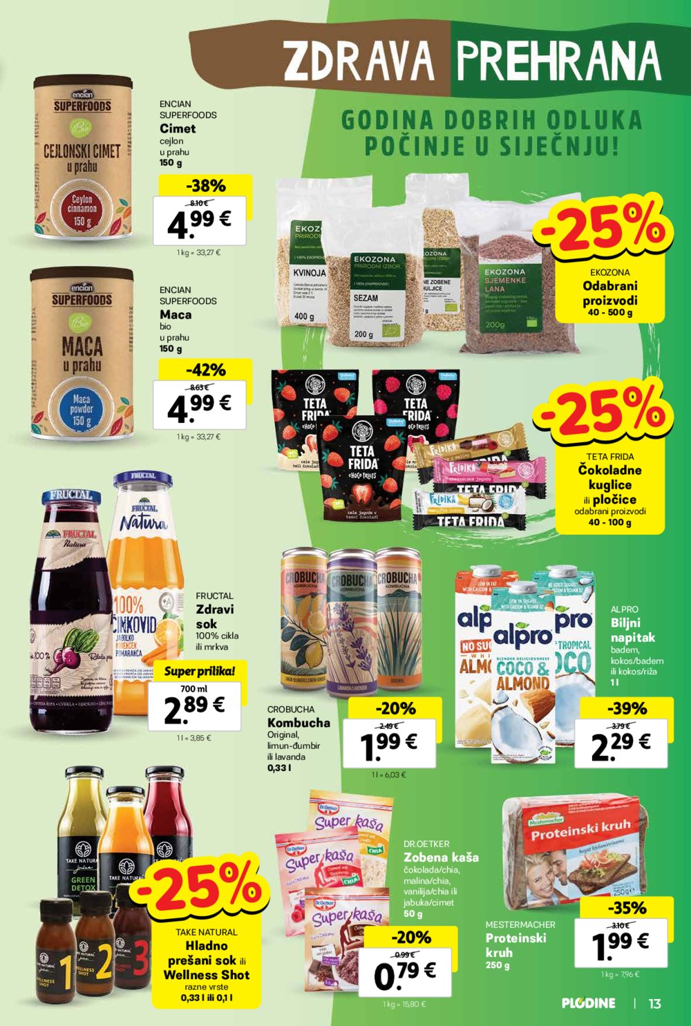 Plodine katalog Akcija 22.01.-28.01.2025.