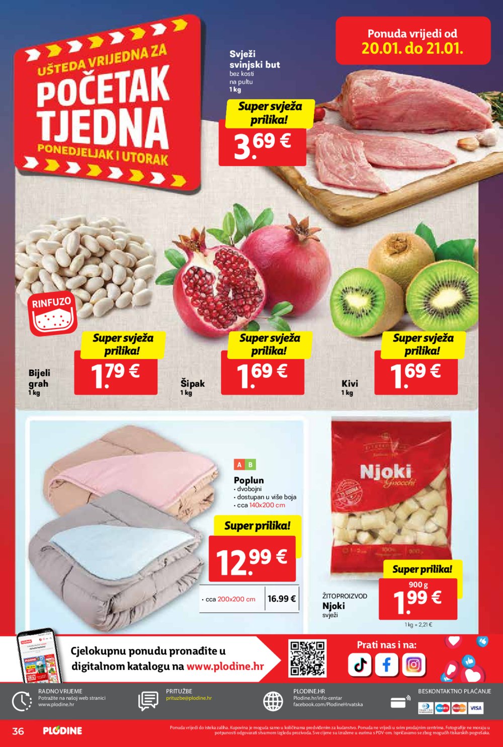 Plodine katalog Akcija 15.01.-21.01.2025.