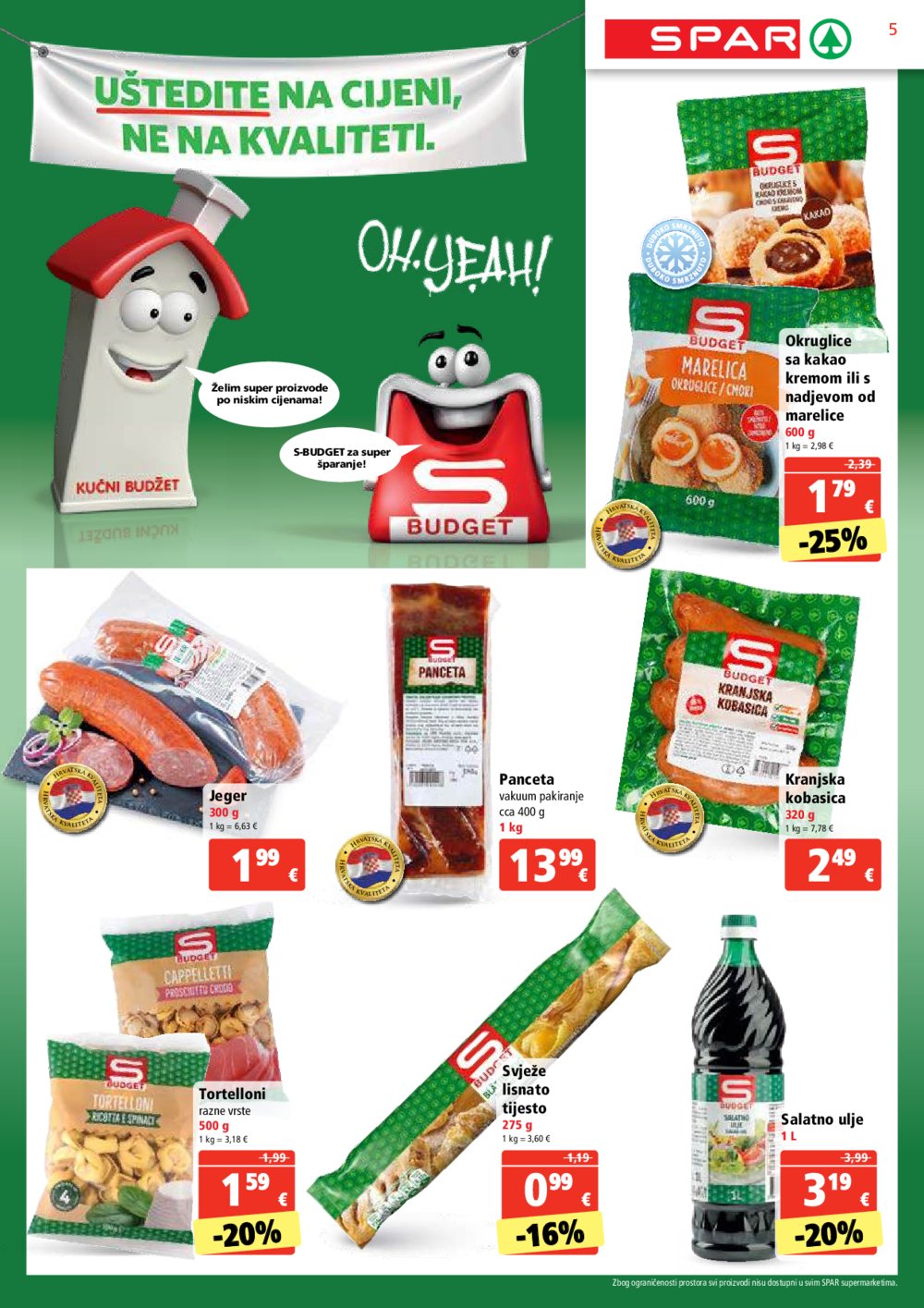 SPAR katalog Akcija 15.01.- 21.01. 2025.