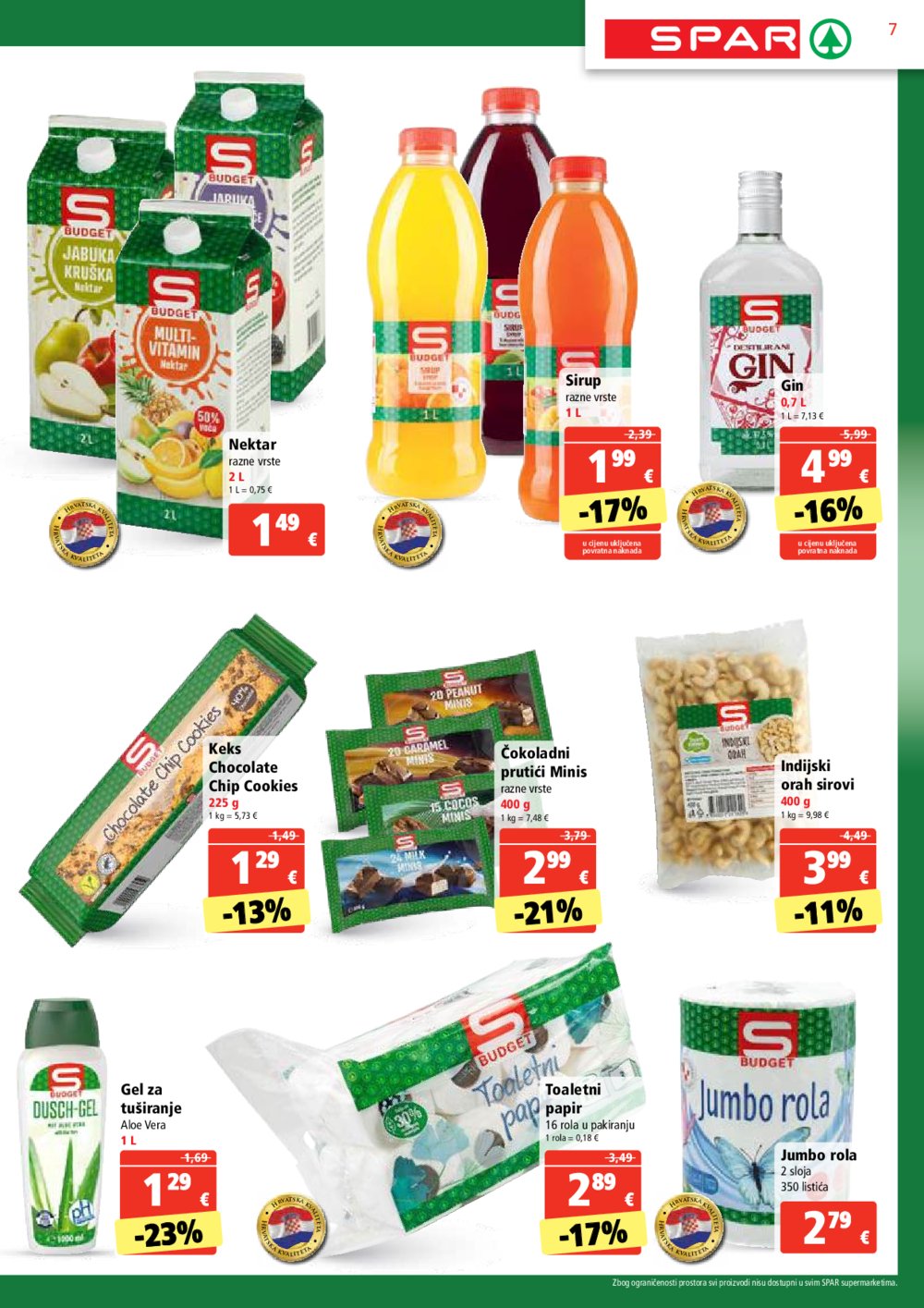 SPAR katalog Akcija 15.01.- 21.01. 2025.