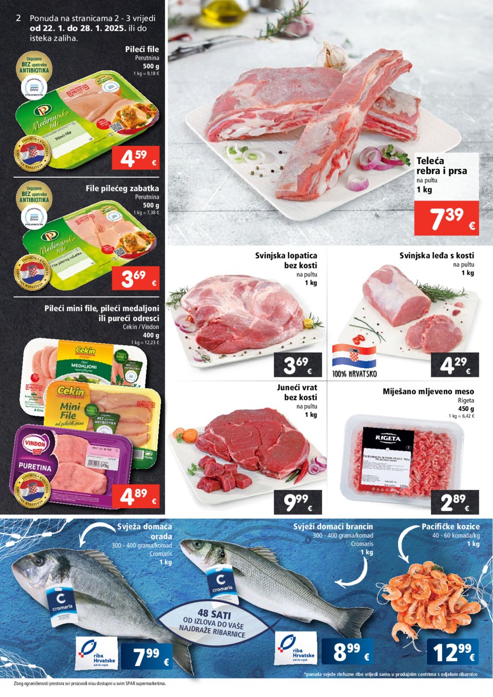 SPAR katalog Akcija 22.01.- 28.01. 2025.