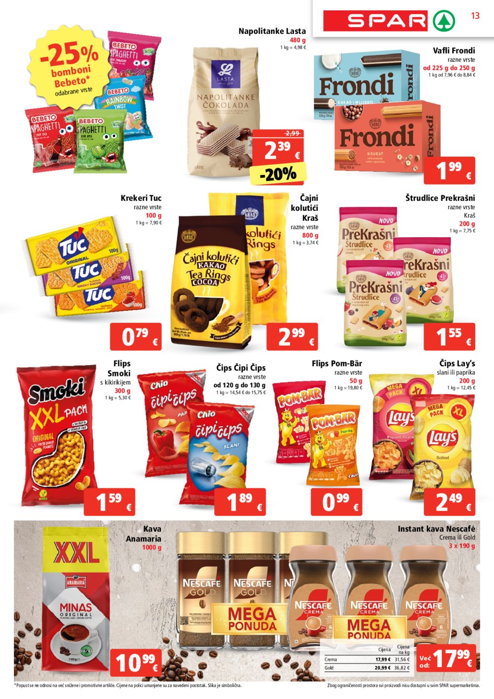 SPAR katalog Akcija 22.01.- 28.01. 2025.