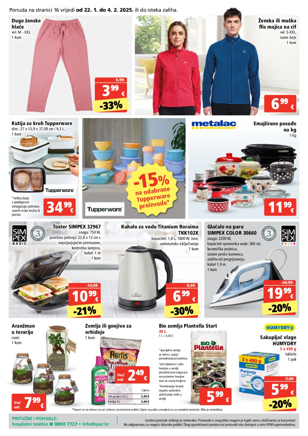 SPAR katalog Akcija 22.01.- 28.01. 2025.