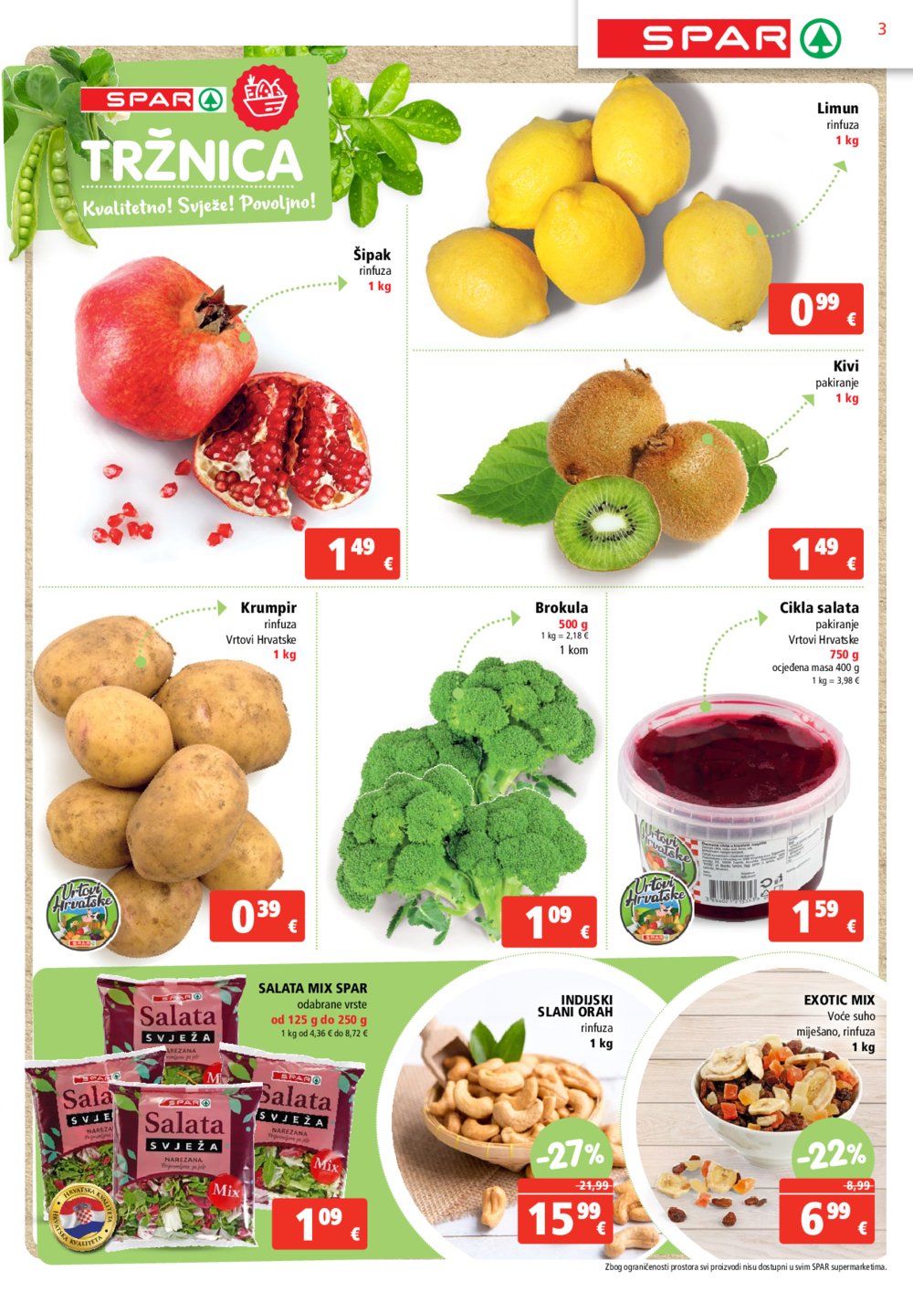 SPAR katalog Akcija 22.01.- 28.01. 2025.