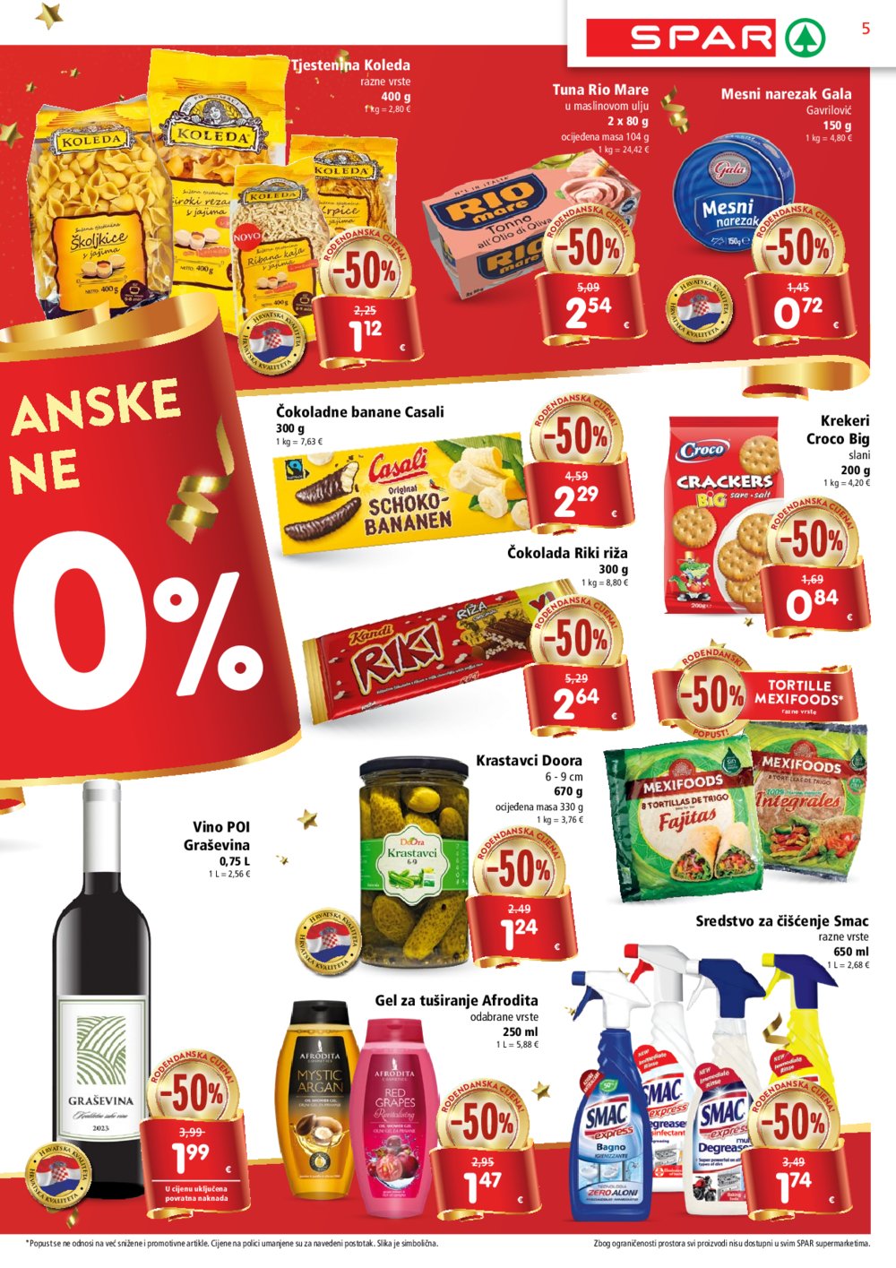 SPAR katalog Akcija 22.01.- 28.01. 2025.