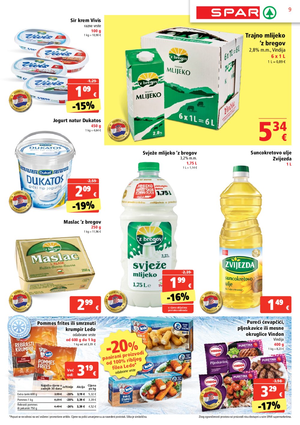 SPAR katalog Akcija 22.01.- 28.01. 2025.