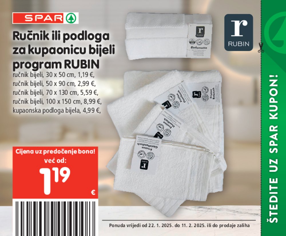 SPAR katalog bonova 22.01.-11.02.2025.