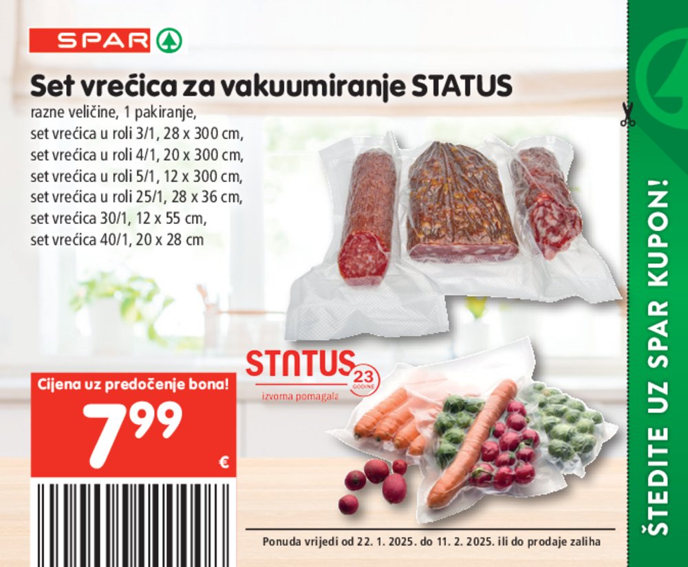 SPAR katalog bonova 22.01.-11.02.2025.