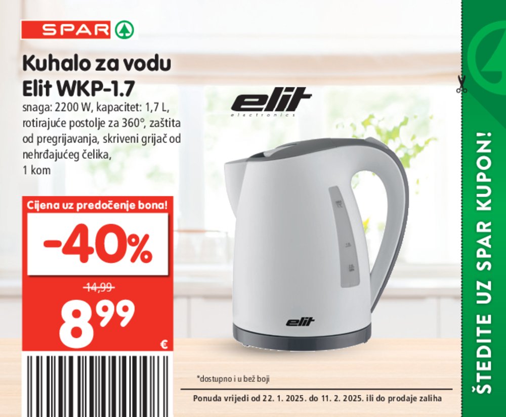 SPAR katalog bonova 22.01.-11.02.2025.