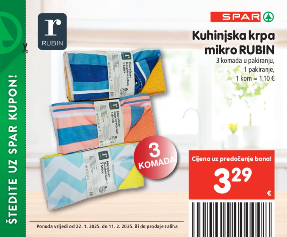 SPAR katalog bonova 22.01.-11.02.2025.