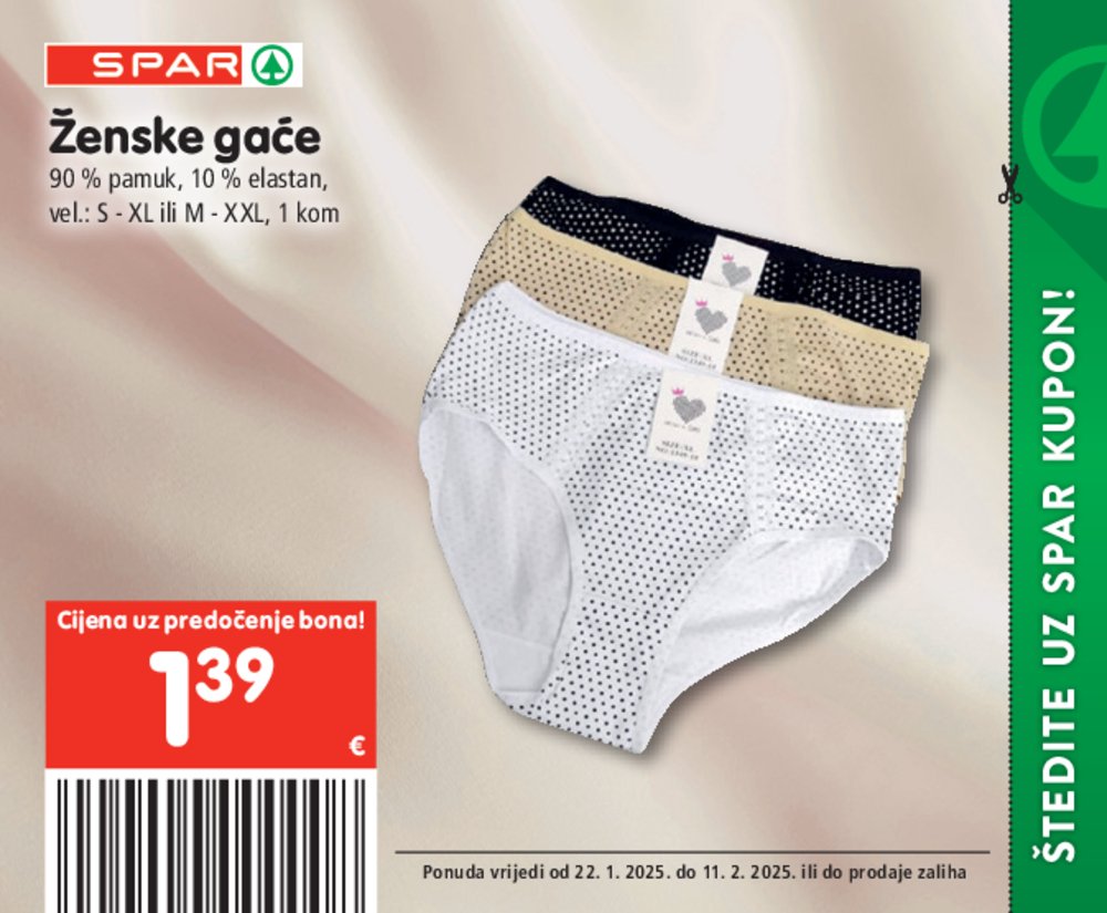 SPAR katalog bonova 22.01.-11.02.2025.