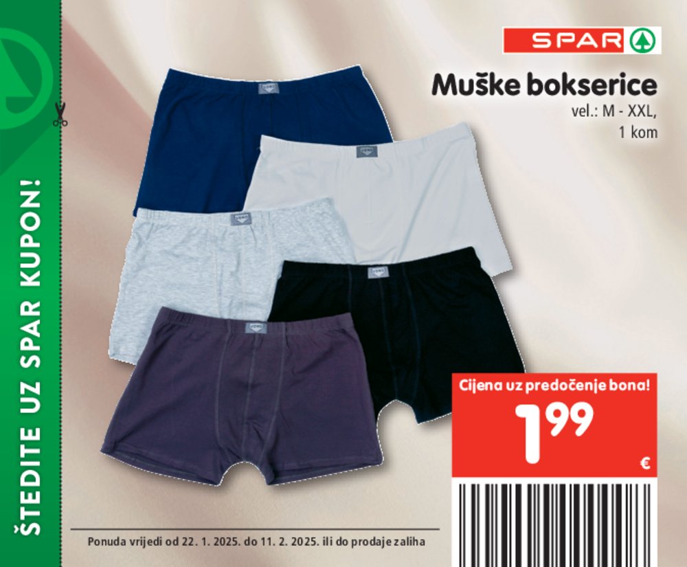 SPAR katalog bonova 22.01.-11.02.2025.