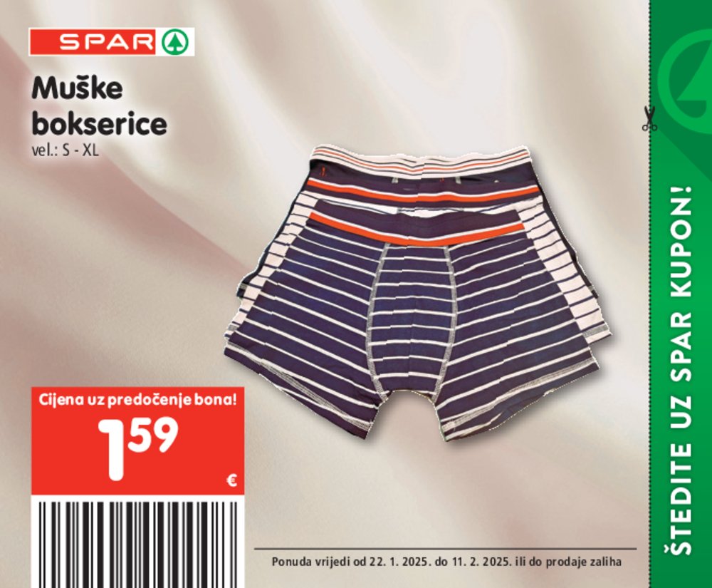 SPAR katalog bonova 22.01.-11.02.2025.