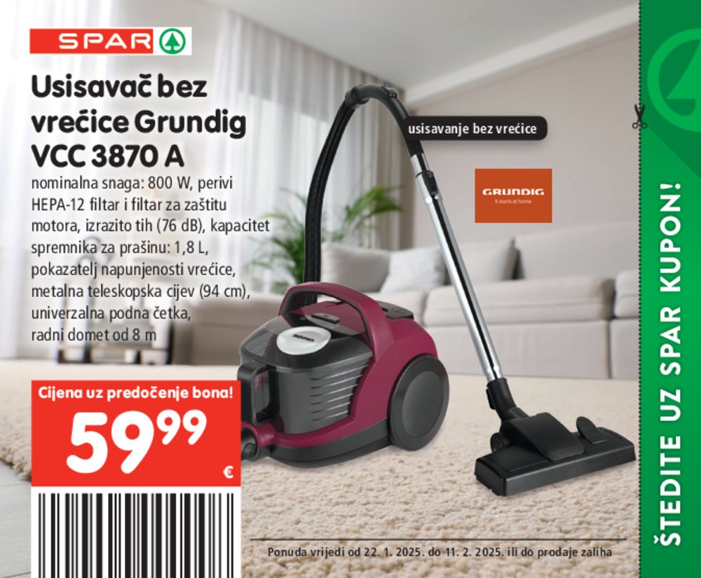 SPAR katalog bonova 22.01.-11.02.2025.