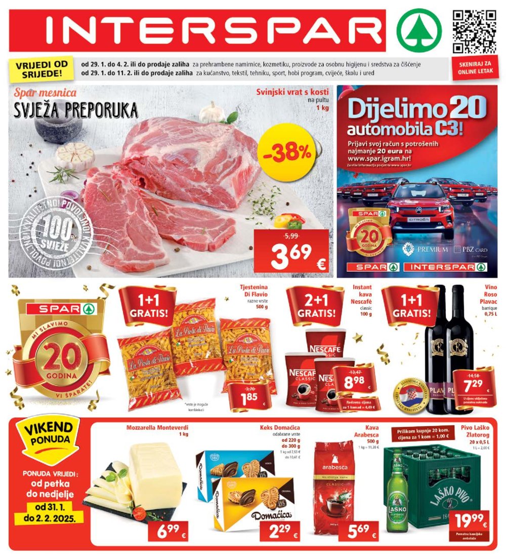 INTERSPAR katalog Akcija 29.01.-04.02.2025.