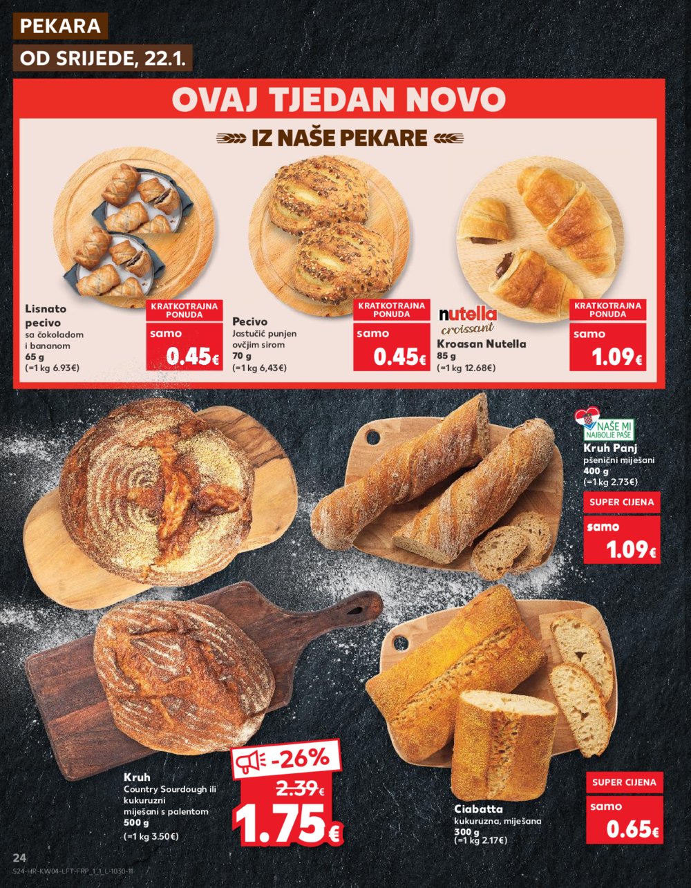 Kaufland katalog Akcija 22.01.-28.01.2025. VG, Ro, Ma, Vu, Po, Vo i Ivanec