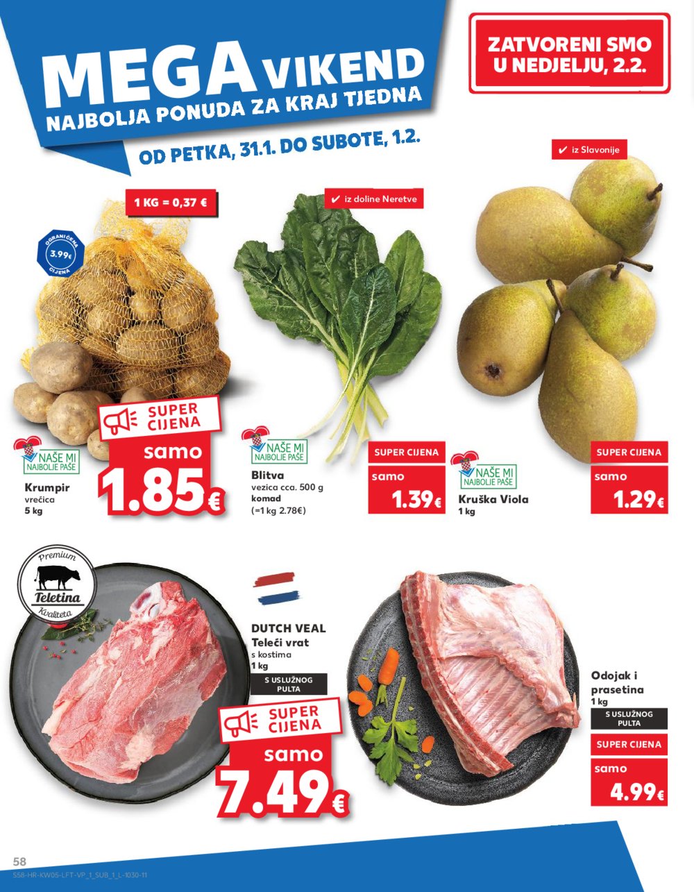 Kaufland katalog Akcija 29.01.-04.02.2025. Dugo selo