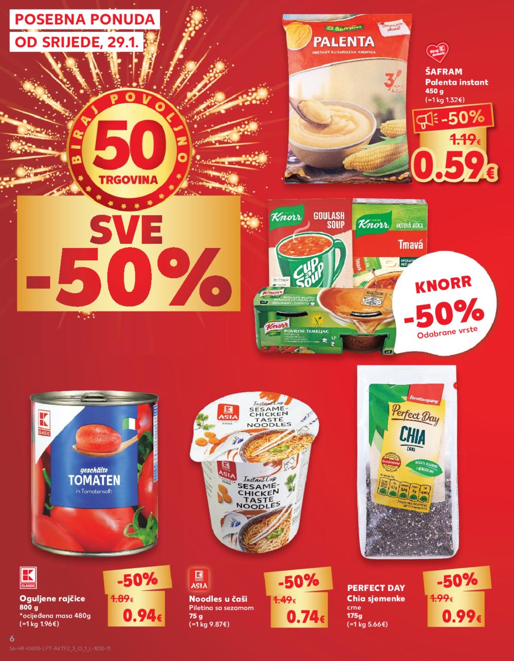 Kaufland katalog Akcija 29.01.-04.02.2025.. Odabrane poslovnice