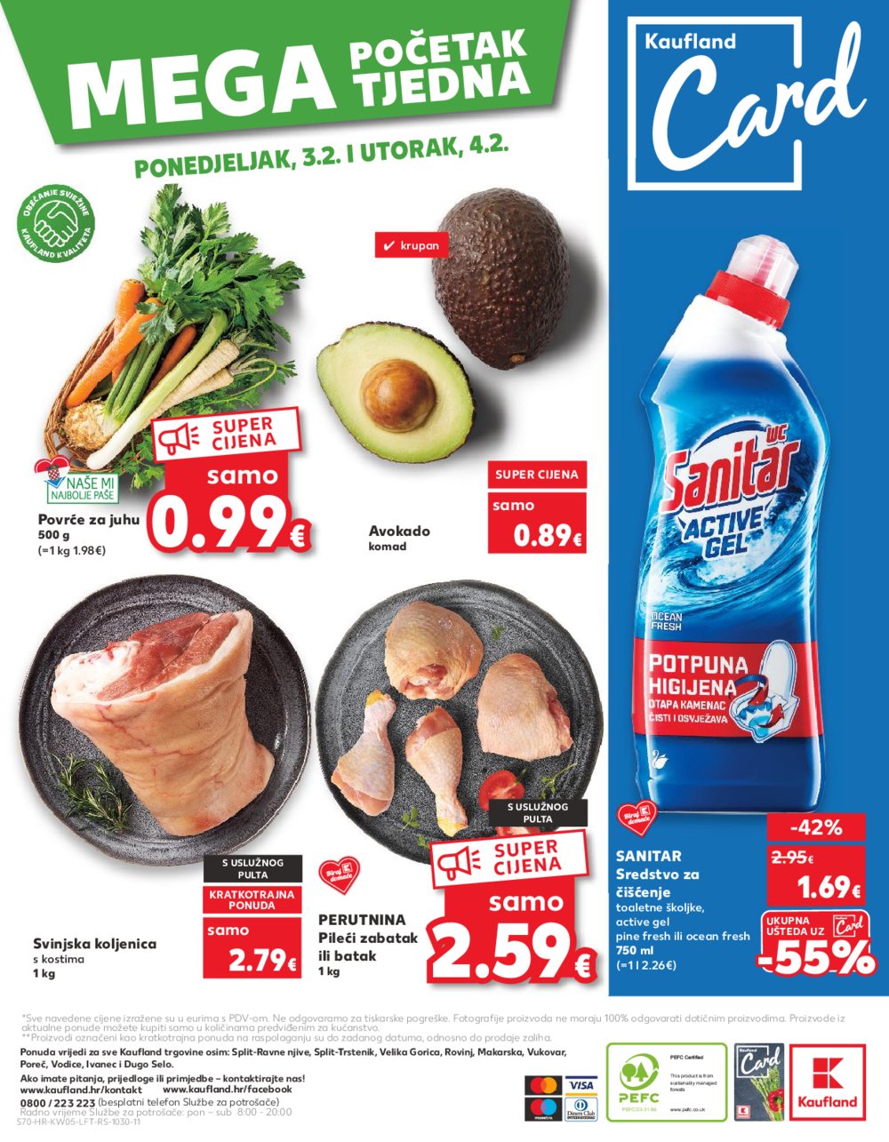 Kaufland katalog Akcija 29.01.-04.02.2025.. Odabrane poslovnice