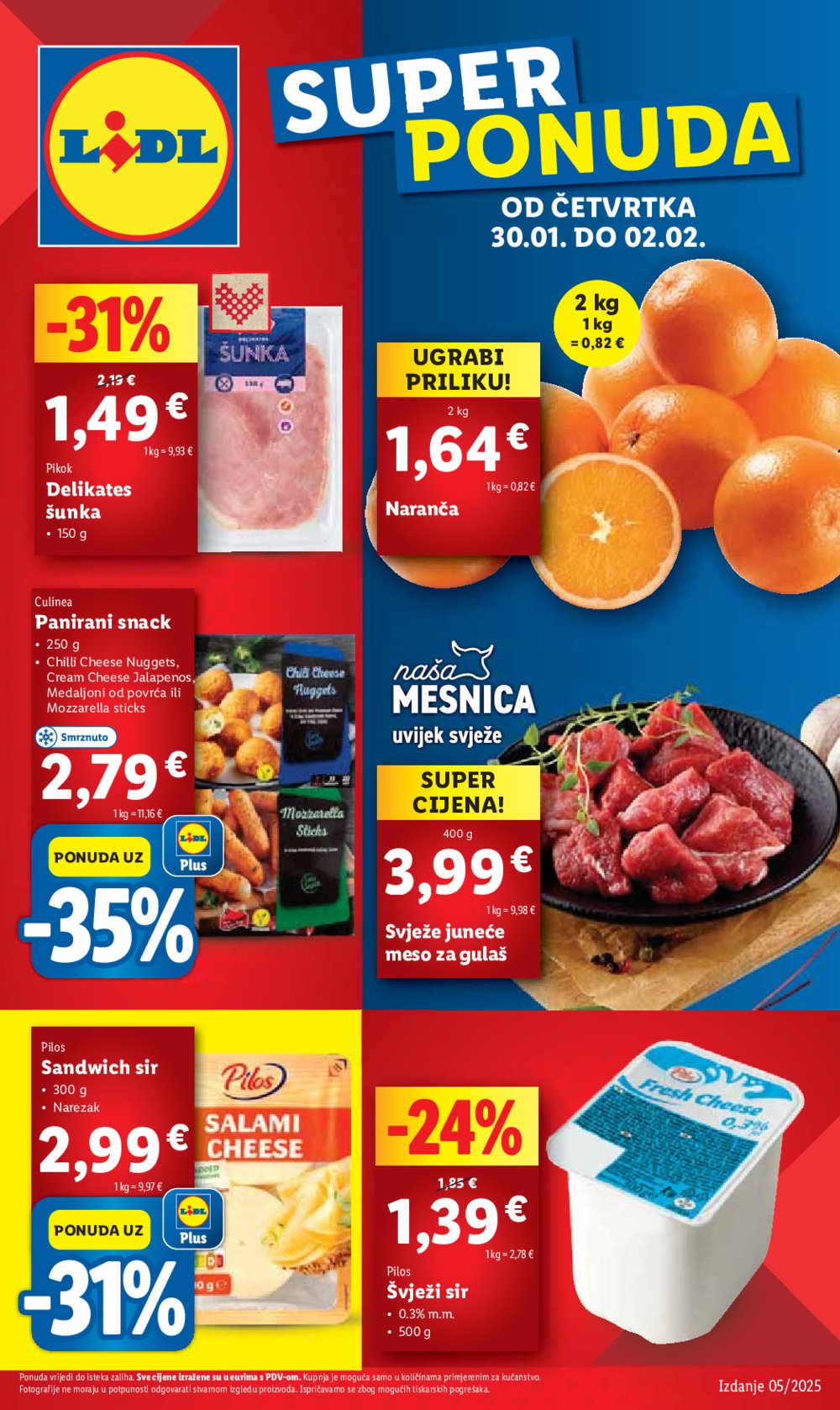 Lidl katalog Super ponuda od četvrtka 30.01.-02.02.2025.