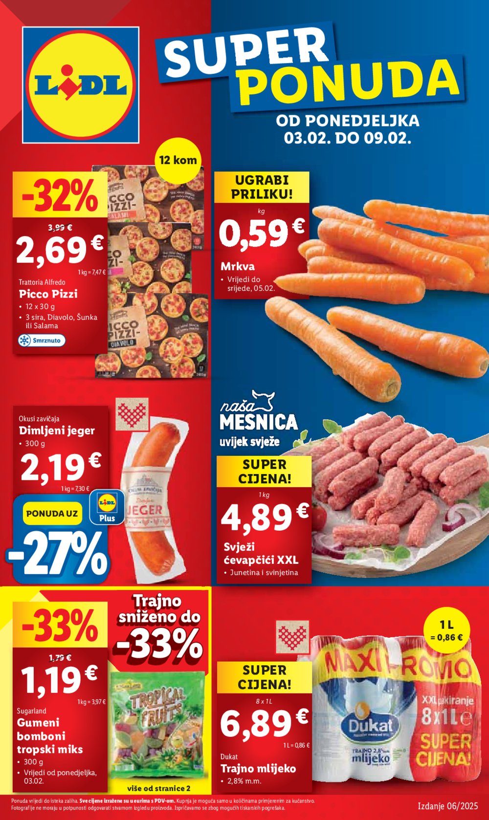 Lidl katalog Super ponuda od ponedjeljka 03.02.-09.02.2025.