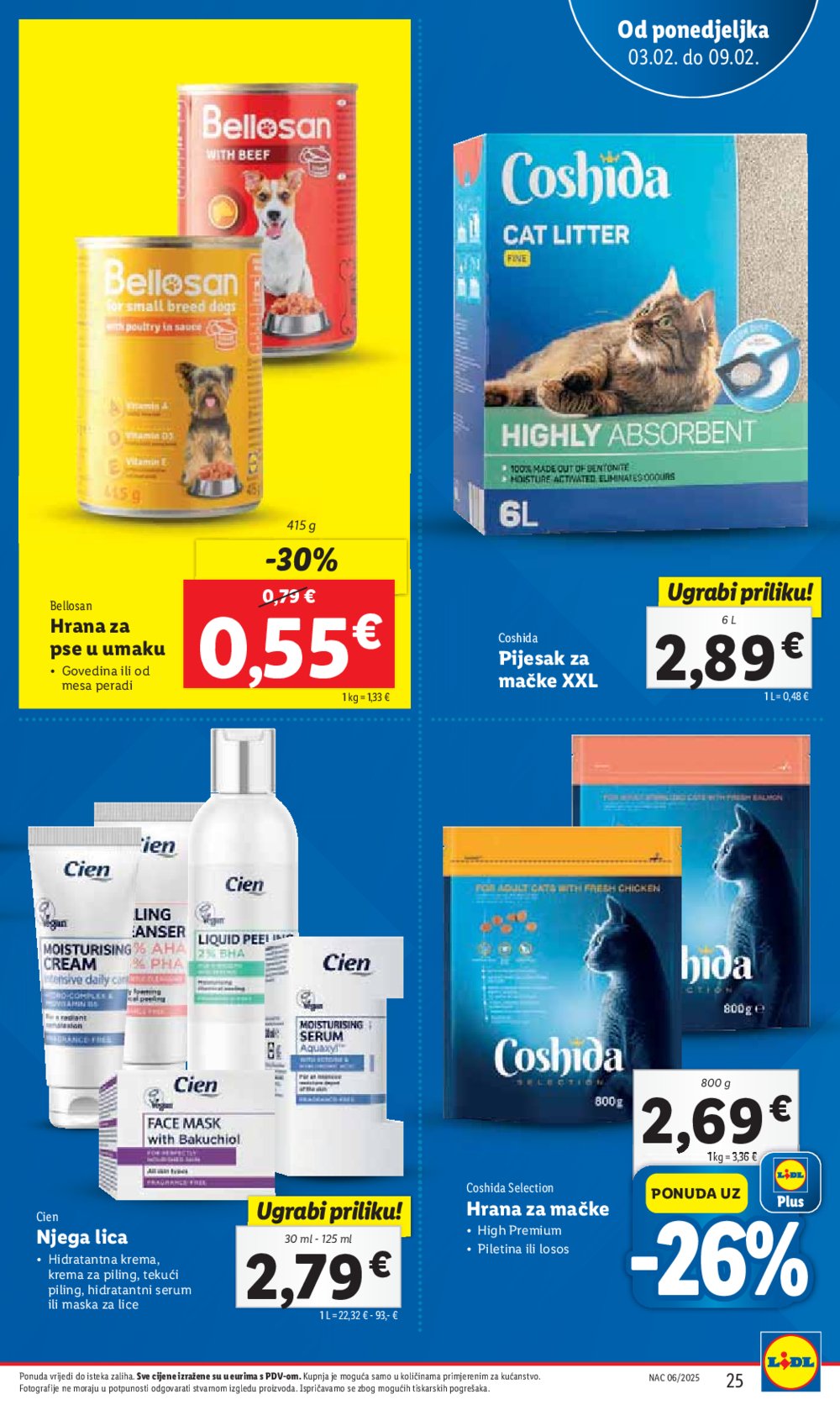 Lidl katalog Super ponuda od ponedjeljka 03.02.-09.02.2025.