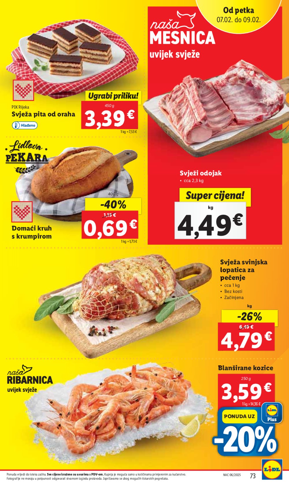 Lidl katalog Super ponuda od ponedjeljka 03.02.-09.02.2025.