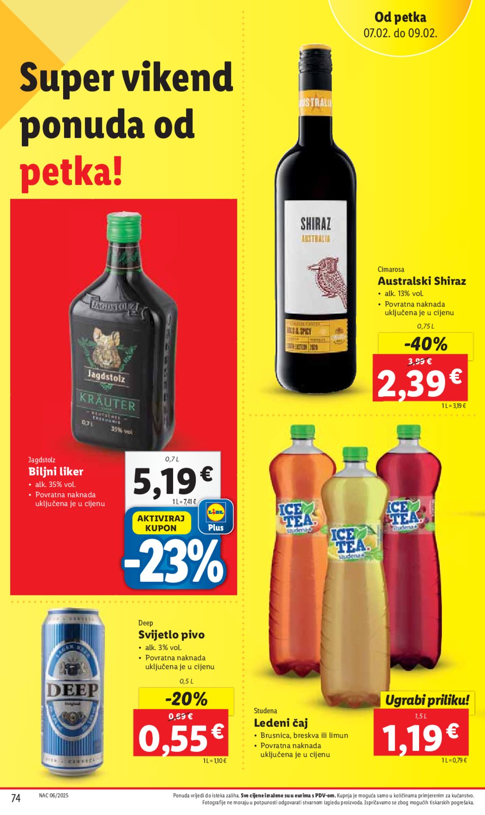 Lidl katalog Super ponuda od ponedjeljka 03.02.-09.02.2025.