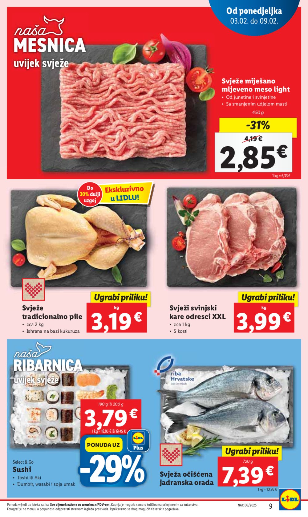 Lidl katalog Super ponuda od ponedjeljka 03.02.-09.02.2025.